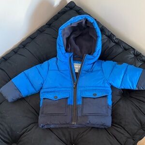 Michael Kors Blue and Navy Kids Puffer Jacket